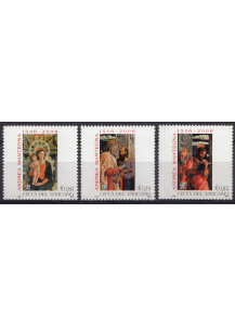2006 Vaticano 5° Centenario Morte Andrea Mantegna Serie 3 Valori Sassone 1406-8